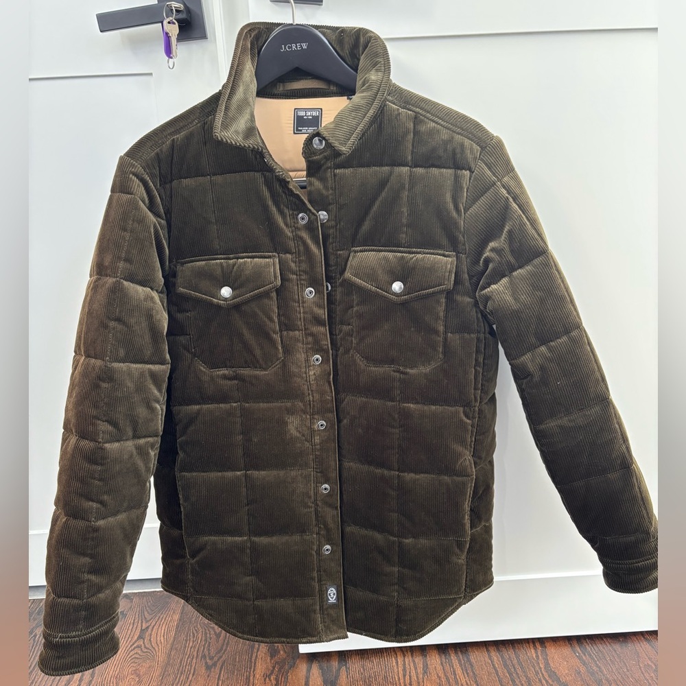Todd Snyder Olive Quilted Jacket